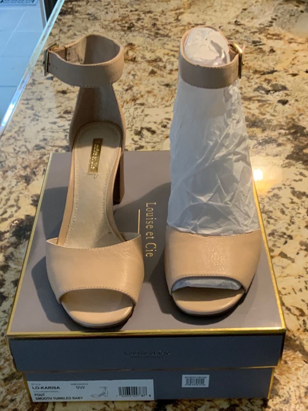 Woman’s Open Toe, Ankle Strap Shoes